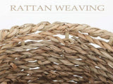 Compact Rattan Desktop Vase with Woven Design for Elegant Home Display V1370-AZ4-14313