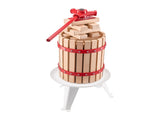 1.6 Gal/6L Fruit Wine Press, Solid Wood Basket with 8 Blocks, Heavy Duty Manual Juice Maker, Cider V952-GJYZJLSSM6LB7BMXAV0