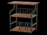 Levede Side Table 3-Tier Storage Shelf Modern Table NI1068-BR-AU