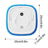 Robot Floor Cleaner - 10" Sweeping and Mopping Machine with 1200mAh Battery, Automatic Mop and V1366-AZ2-W-26554