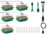 Plant Germination Trays with Grow Light Mini Propagator Plant Grow Kit Greenhouse with Humidity V1294-YM0901-3111250039011