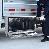 Underbody Truck Box, 30"14"16" Pickup Storage Box, Heavy Duty Aluminum Diamond Plate Tool Box with V952-CDK301416INCH2LT5V0
