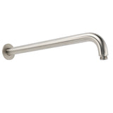 WELS Brushed Nickel Round 8" Rain Shower Head Straight Wall Mount Arm Mixer Set V1233-A201NKSR108N