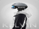 OutdoorMaster Kelvin Ski Helmet - with ASTM Certified Safety, 9 Options - for Men, Women & V1168-ADU-SKI-GR-M