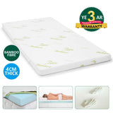 4cm Memory Foam Mattress Topper with Bamboo Cover - Double V915-MB0009