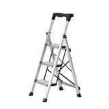 3 Step Ladder, Folding Step Stool with Wide Anti-Slip Pedal and Comfort Handgrip, 150 kg Capacity V952-LHJBGTSB00002PVUB001V0