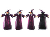 Hanging Witches Decor Voice Control Glowing Screaming Fabric Hanging Horror Toy for Festival V1294-YM0901-3115240094011
