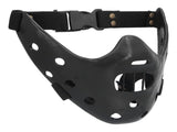 Lamb Mask Black Durable Adjustable Resin Cosplay Mask for Halloween Carnival Parties V1294-YM0714-3115210185611