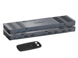 Simplecom KM490 HDMI and DisplayPort Dual Monitor KVM Switch for 2 Computers with 4-Port USB 3.0 Hub V28-SIMKM490