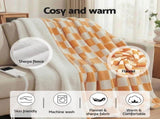 Giselle Electric Throw Rug Dual Side Fleece Flannel Heated Blanket Yellow EB-C-THROW-RUG-DS-CKYL