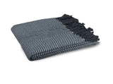 Herringbone Acrylic Throw Charcoal V442-WAM-THROW-HERRINGBONE-CHARCOAL-RE