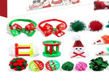 Xmas Advent Calendar Plastic Cute Cat Pet Toy Xmas Surprise Blind Box for Kids Party Favor Gifts V1294-YM0901-3115240110311