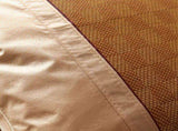 Home Textile Rattan Mat Grid Fitted Sheet Set Summer Cool Bed Cover V1294-YM0901-JY22475-04