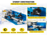Metal Lathe 7'' x 14'', Mini Metal Lathe 0-2500 RPM Variable Speed,Mini Lathe with 4" 3-jaw V952-0618WXCC000000001V3