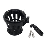 2X Motorcycle Handlebar Drink Cup Holder for GL1800 Goldwing for Softail Black V1366-AZ2-W-15673