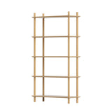 Artiss Bookshelf 5 Tiers Bookcase Display Shelves Wooden Storage Stand Rack Pine FUR-S-BSHELF-03-WD