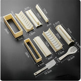 Sushi Maker, Sushi Mold Set - Easy Sushi Making Kit, Help to Make Round Shaped Sushi10-piece set V1192-AZ-W-2577