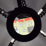 Helping Hands Soldering Third Hand PCB Holder with 5 Flexible Arms and 3 Adjustable Light Settings V1237-ZY-528-020