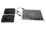 12W 18V Solar Panel Fan Kit Solar Exhaust Fan Up to 3000 RPM IP65 Waterproof for Outside Small V1294-YM0901-3114240035111