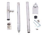 Soil Sampler Probe Stainless Steel Soil Probe with Foot Pedal Ergonomic T Handle Planting Tool V1294-YM0901-3111250010611
