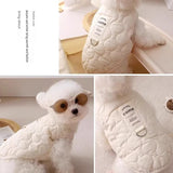 Beige XXL Size 52x40cm Fleece-lined thickened dog vest - Cotton Fleece Lined Harness Compatible V888-ELOSUNG53933