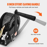 VEVOR Hand Winch, 544.3 kg Pulling Capacity, Boat Trailer Winch Heavy Duty Rope Crank with 7 m V952-CYSDJP1200BDE18BEV0