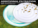4.5 Ft Inflatable Hot Tub Cover Foldable Energy Saving Lid for Round Outdoor Inflatable Hot Tubs V1294-YM0710-3111230294211