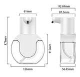 Automatic Foaming Soap Dispenser 420ml Foaming Hand Sanitizer Touchless Wall Mount with 4levels V1192-AZ-W-2650