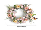Fake Flower Simulation Garland Plastic Fake Flower Interior Door Wall Decoration V1294-YM0721-210301YF27-1