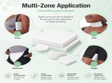 4 Packs Pads 11 x 8 inch Post Surgery Foam Pads for Recovery Supplies Surgery Foam Pads After V1369-AZ3-W-15602