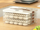 Dumpling Storage Box Large Capacity Multi Layer Transparent Plastic Airtight Food Container Kitchen V1294-YM0703-3118230143812