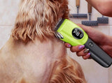 Dog Clipper Low Noise Dog Grooming Kit Rechargeable 3-Speed With LCD Display for Dogs Cats Pets V1263-JX-6106-1