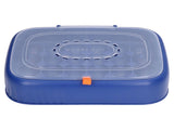 24 Eggs Containers ABS Egg Tray Storage Box Refrigerator Organizer Bins with Breathable VentsDark V1294-YM0523-3113210304213
