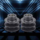 2 Pcs Poulies a Belt and Alesage 54 and of Diameter Poulie a Double Rainure Compatible with Motor V1237-MS-626-208
