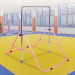 Kids Gymnastics Bars Training Horizontal Bar Monkey Kip Bar Pink V63-833321