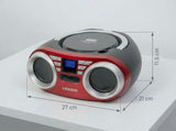 Portable CD Player 4W Speaker with FM Radio & AUX In V196-CD813R