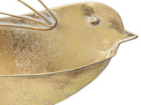 Set 2 Nested Lustre Gold Wall Planters 8x29cm V637-97020PLN