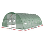 Greenfingers Greenhouse 6x4x2M Walk in Green House Tunnel Plant Garden Shed Dome GH-WALK-F-600X400X200-GN-AB