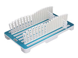Bread Slicing Guide Folding Adjustable Width Bread Loaf Compact Cutting Guide with Crumb Tray White V1294-YM0901-3118260009711