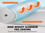 Double Reflective Insulation Roll, Foam Core Radiant Barrier, 3.2 mm 48 in x 50 ft, Double-Sided V952-LBPEFPMXRFSFIMUHAV0