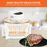 Pronti 17L Digital Family Turbo Convection Oven Broiler Cooker - White OVN-CKN-17D-WH