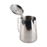 Stainless Steel Coffee Cup Mug Milk Frothing Pitcher Jug with Lid for Latte Coffee Art V1294-YM0727-JY11414-06