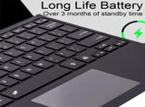 Bluetooth Tablet Keyboard with Touchpad for Surface Pro 5 Pro 6 Pro 7 Pro 7 Plus 12.3 Inch Black V1263-JX-7771-1