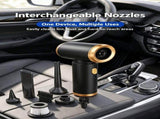 2000mAh wireless high suction dual-purpose car vacuum cleaner for suction and blowing V1363-AP-01