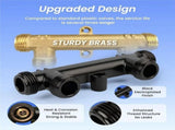Fast Hot Water Recirculation System Bypass 595926 High Temperature Resistant ABS Bridge V1366-AZ2-W-17079