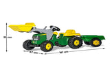 Kahuna John Deere Rolly Kids RT023110 Ride on Tractor with Trailer & Loader