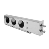 Stainless Steel Mud Flap Hangers with Light Cutouts, 2-1/2" Bolt Spacing, Spring Loaded V952-BKCDNBDJ212IW6KL0001V0