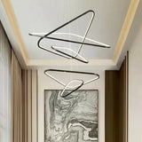 BAMDECOR AD2583 Modern Triangular LED Chandelier V255-BAM-AD2583-5R-GOLD