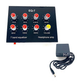 EQ-7 Audio Signal Headset Amplifier 7-Band EQ Equalizer 2 Channel Digital Sound Equalizer 12V Power V1370-AZ4-18610