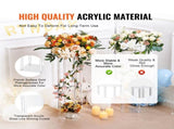 10PCS 23.6inch/60cm High Wedding Flower Stand, With Acrylic Laminate,Acrylic Vase Column Geometric V952-HLHJLFTJXKTLPNM7WV0